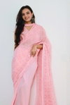 DAC Drishti Georgette Silk Bandhani Party Wear Readymade Sarees Wholesalers In Delhi